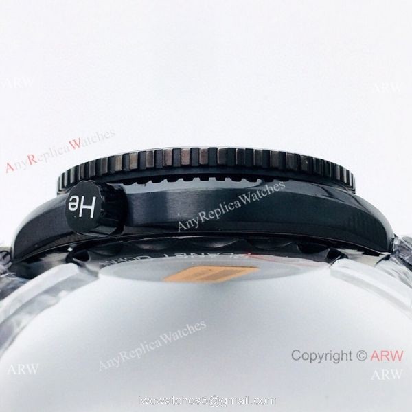 Swiss OE Factory Omega Planet Ocean Deep Black 600m All Black Watch Omega Seamaster Super Clone 4