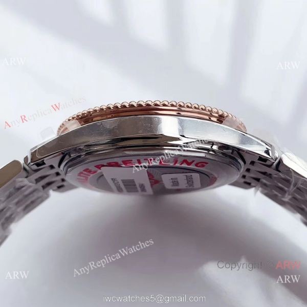 Highest Quality Breitling Navitimer 1 Swiss 2824 Watch Rose Gold Bezel 4