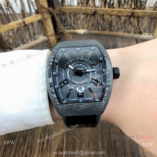 Swiss Quality Replica Franck Muller Vanguard Carbon Krypton Men Watches 4