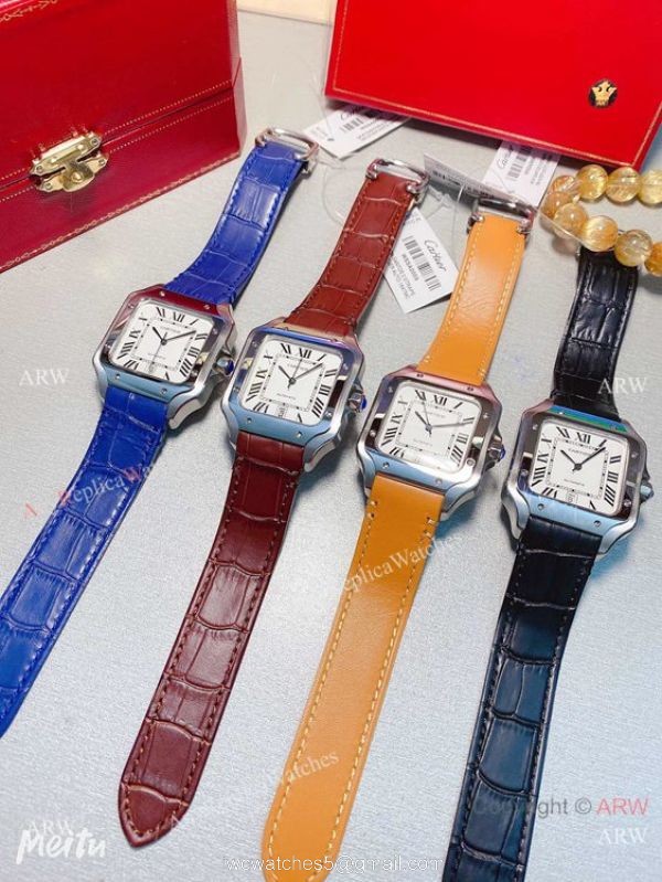 Top Replica Cartier Santos Men Watch Automatic Movement 4