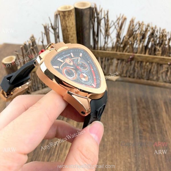 Best Copy Tonino Lamborghini Spyder Rose Gold Mens Chronograph Watches 4