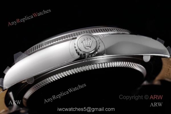 GM Factory Replica Rolex Cellini Date Silver Dial 39MM Watch Swiss Grade 1 4