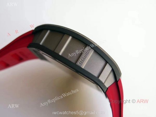 KV Factory Best Replica Swiss Richard Mille Carbon Fiber Skeleton Watches RM055 4