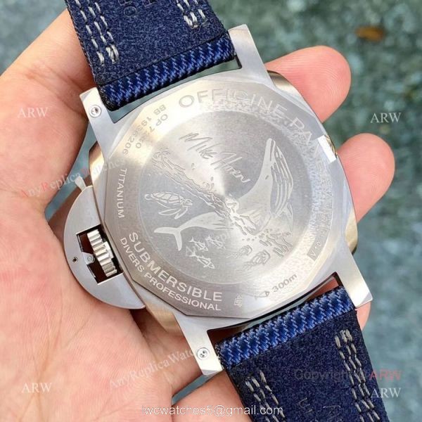VS Factory New Swiss Copy Panerai Submersible Mike Horn Edition PAM985 47 Watch 4