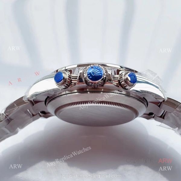 JH Factroy New Rolex Daytona Rainbow Full Pave Diamond Replica Watch Swiss 4130 Movement 4