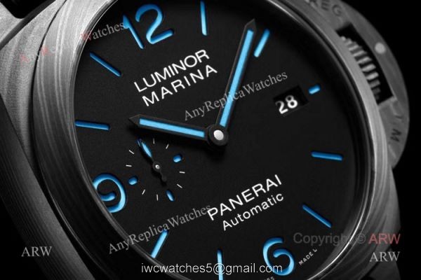 VSF New 2020 Panerai PAM01661 Luminor Marina Carbotech All Black Swiss Replica Watch 4