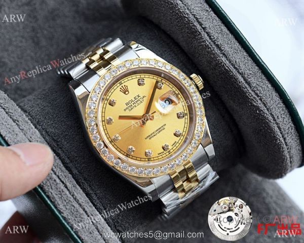 NEW UPGRADED Rolex Datejust Jubilee Band Diamond Bezel Watches 41mm 4