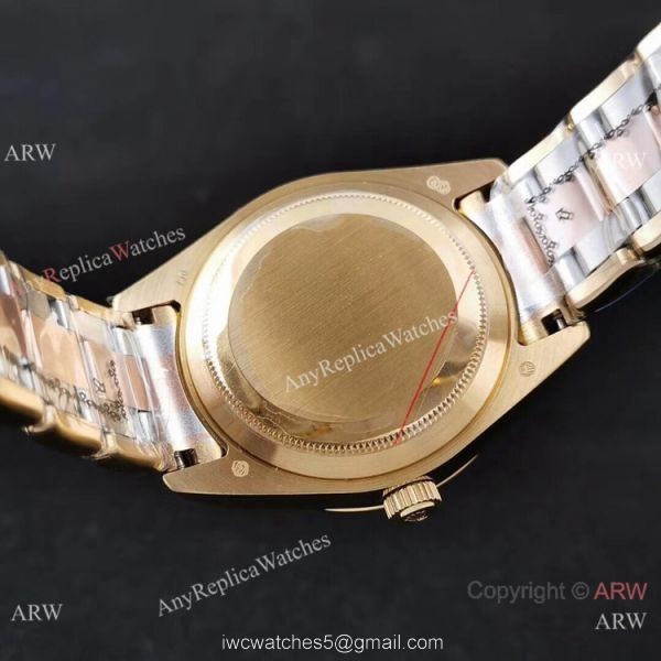 Rolex Day Date Special Edition Watch 40mm Gold Diamond Dial 4