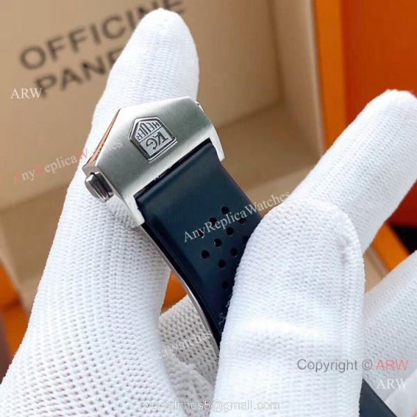 Copy Tag Heuer Grand Carrera Calibre 36 White Face Watch Rubber Strap 4