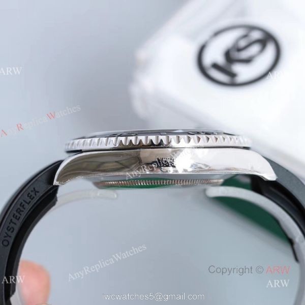 KS Factory Replica Rolex Yacht Master Oysterflex 42mm Bi-Directional Bezel Watch 4