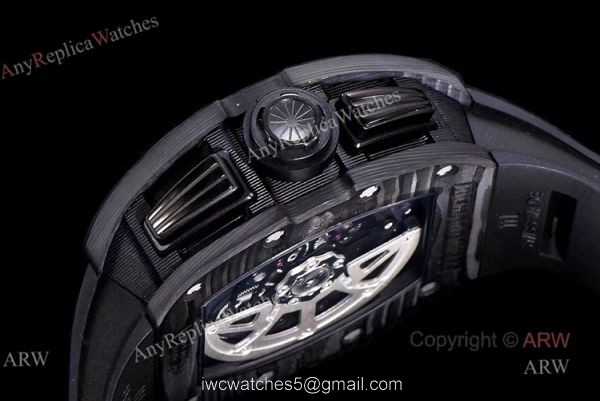 KV Factory Swiss Replica Richard Mille RM 011 Felipe Massa Black Night NTPT Carbon Watch 4