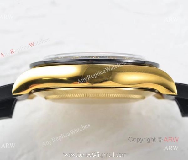1:1 Noob Factory V3 Rolex Paul Newman Daytona Rubber Strap Yellow Gold Watch 4