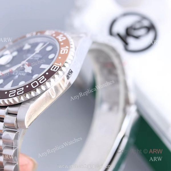 KS Factory Replica Rolex GMT Master II Swiss ETA Black Dial Watch Rolex 126710BLRO 4
