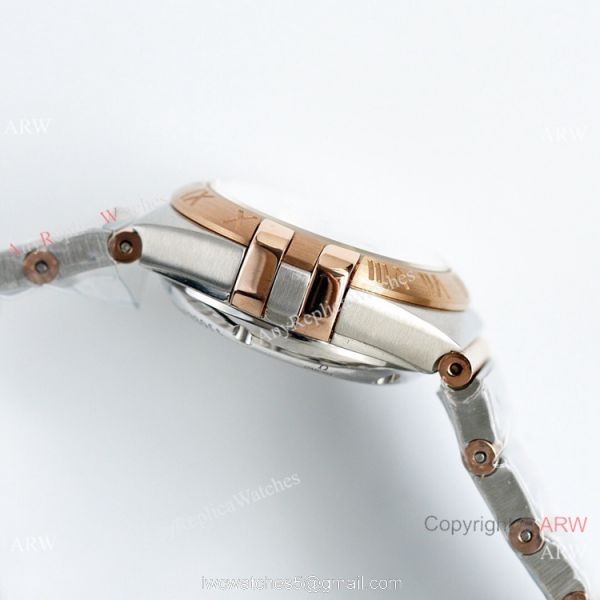 New! Swiss Quality Omega Double Eagle Women Diamond Bezel Japan NH05 Movement 4