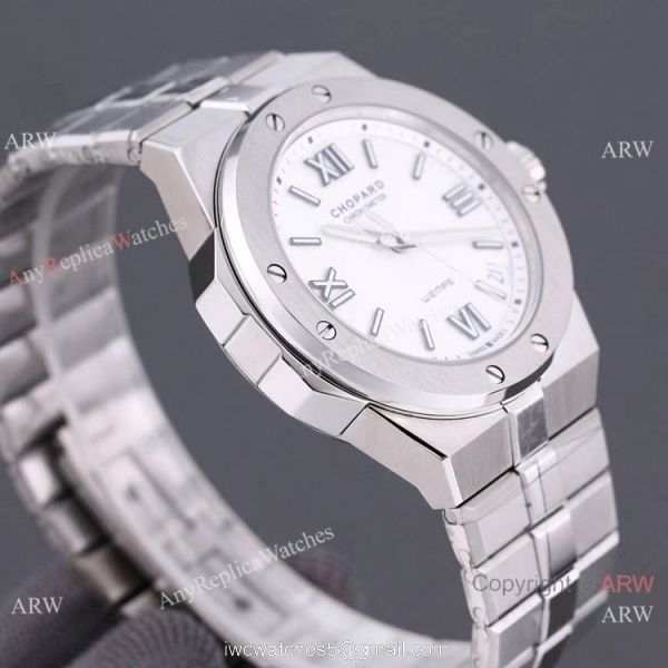 Swiss Replica Chopard Alpine Eagle chopard 298600 Watch 41mm White Dial Stainless Steel 4