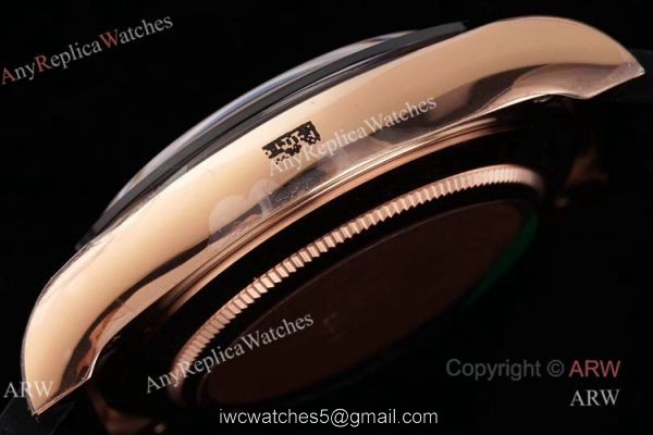 New NOOB V3 4130 Rolex Daytona Rubber Band Chocolate Dial Replica Watch 4