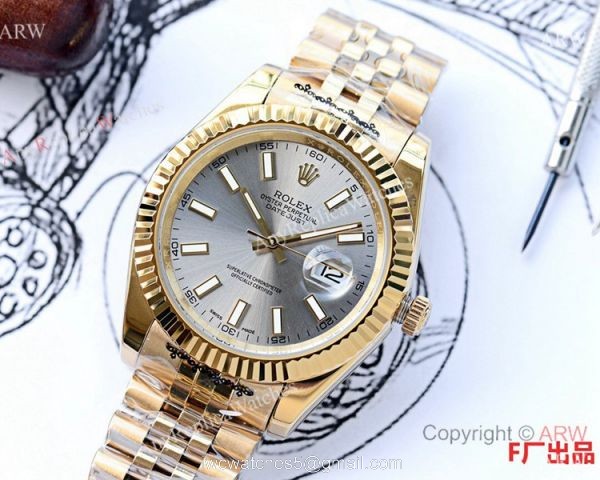 NEW UPGRADED Copy Rolex Datejust 2 Yellow Gold Watches 41mm 4