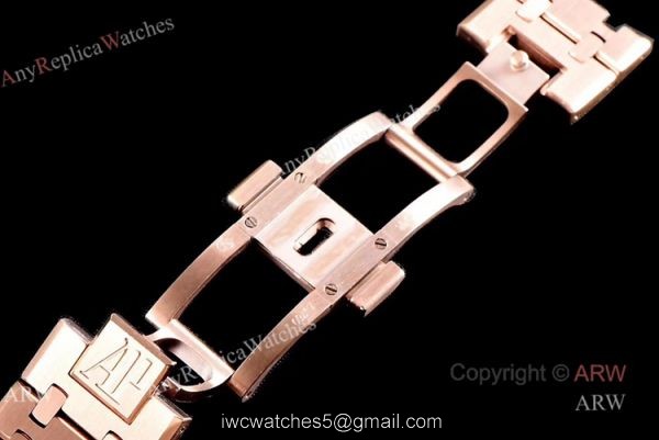 OM Factory New Upgraded AP Royal Oak Rose Gold Watch Audemars Piguet 11 Swiss Luxury Watches 4