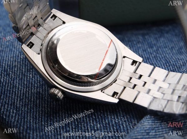 Stainless Steel Silver Dial Oyster Perpetual Datejust Rolex Couple Watches Best Replica 4