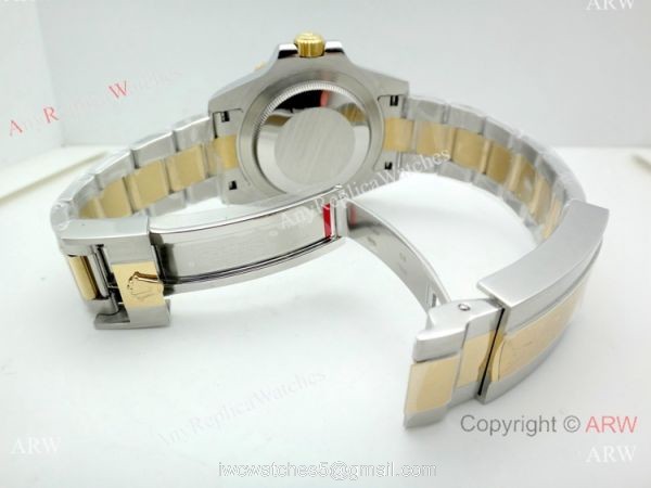 Rolex Submariner Two Tone Ceramic Bezel Gray Dial Watch Real Swiss 2836-2 4