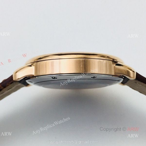 (EGF) New Replica Ronde De Cartier White Dial Rose Gold Automatic Watch 40mm 4