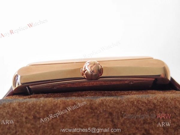 Swiss Replica Mens Piaget Emperador Rose Gold Silver Dial Automatic Watch 4