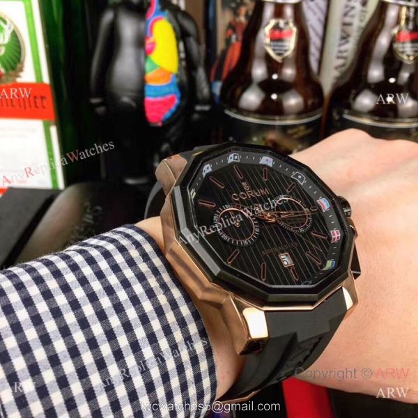 Replica Admirals Cup AC-One Corum Watch Rose Gold Chronograph 4