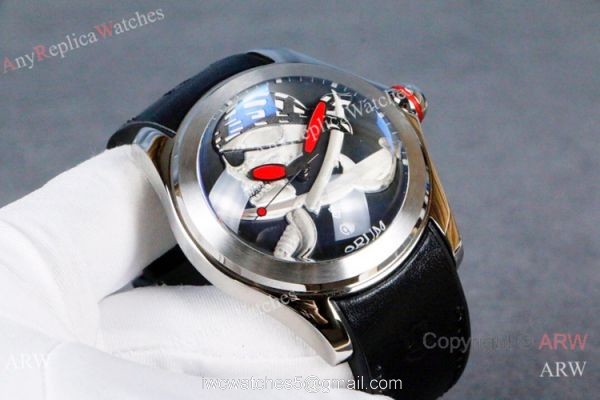 Best Quality Replica Corum Bubble Privateer Watches Stainless Steel Blue Strap Corum Watch 4