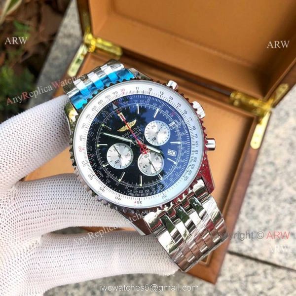High Quality Breitling Navitimer 01 46mm Watch Rose Gold Case 4