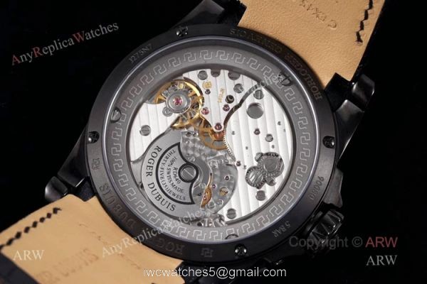 New Roger Dubuis Excalibur DBEX0542 45mm Black Dial Replica Watch 4