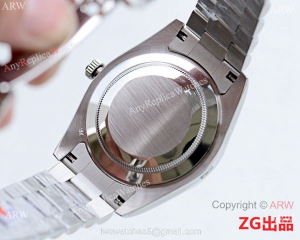 Fake Presidential Rolex Oyster Perpetual Datejust 2 Watch SS Black Dial 4