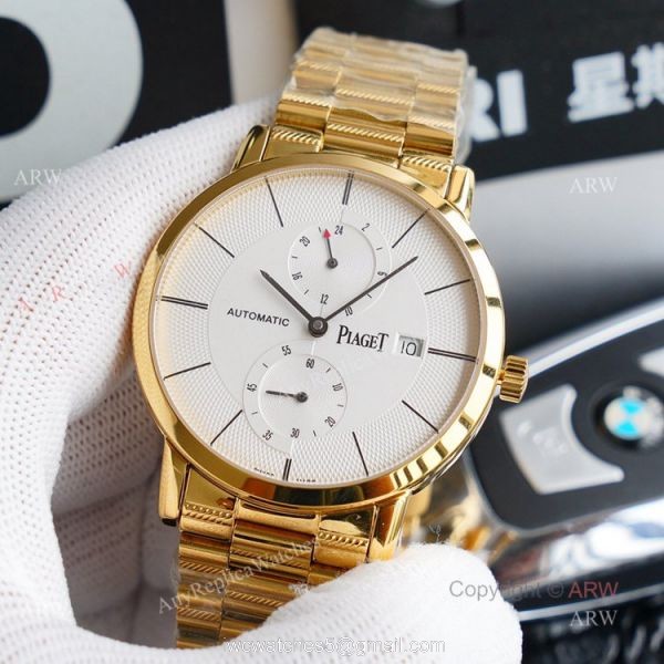 New Piaget Altiplano Diamond Yellow Gold Swiss Knockoff Watch 4