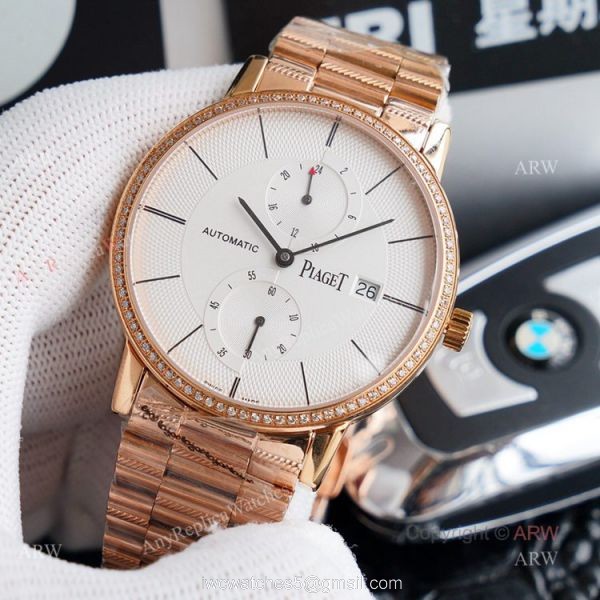 New Swiss Replica Piaget Altiplano Rose Gold Automatic Watch 41mm 4