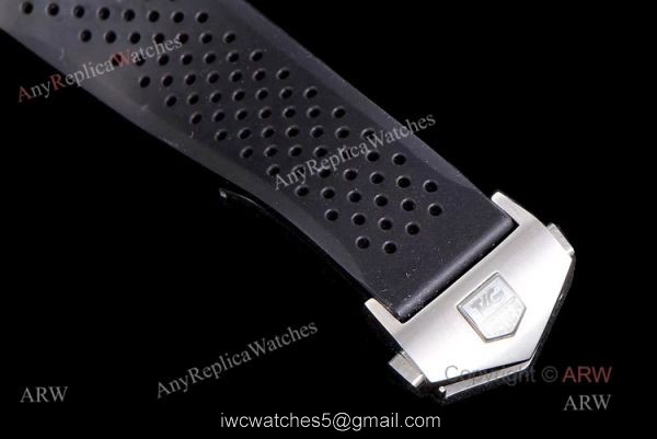 Black Tag Heuer Carrera Automatic Asia 7750 Replica Watches For Men 4