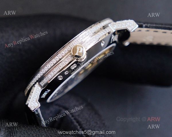 New Piaget Altiplano For Sale Fake Piaget Altiplano Diamond Silver Watch 41mm 4