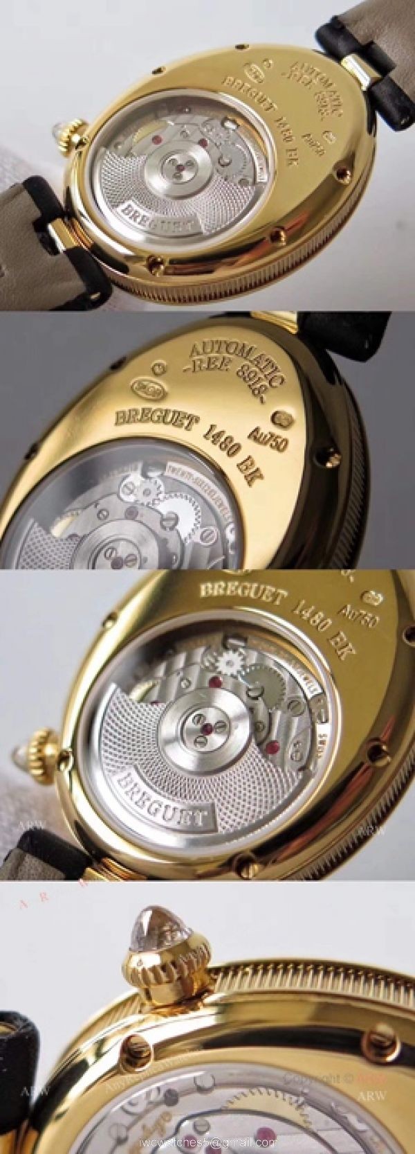 Best Replica Breguet Watches For Women Yellow Gold Breguet Reine De Naples Watch 4