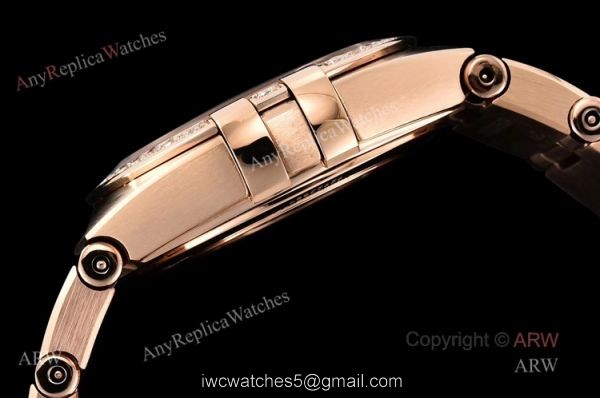 Swiss Quartz Replica Omega Constellation Rose Gold Diamond Ladies Watch 25mm 4