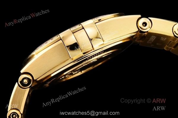 GF Factory Yellow Gold Omega Constellation Quartz Swiss Made Knockoff Watch 25mm 4
