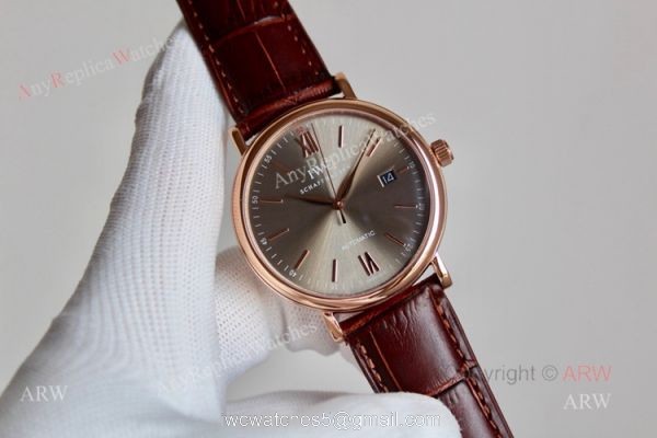 High Quality Replica Rose Gold IWC Portofino Automatic Watch For Men 4