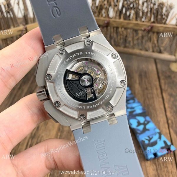 Replica Audemars Piguet Michael Schumacher Automatic Watch Gray Dial 4