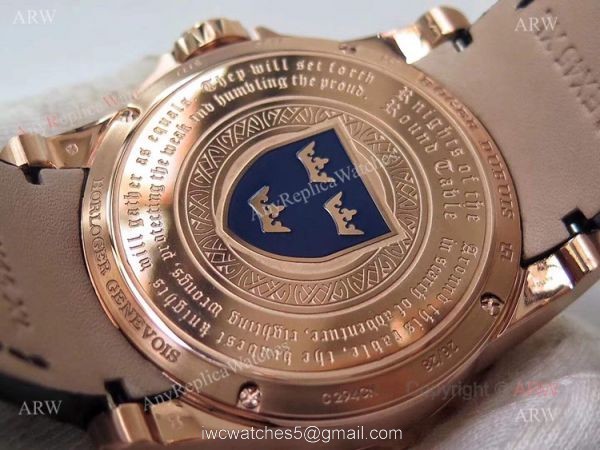 ZF Factory Roger Dubuis Knights Of The Round Table Replica Rose Gold Watch 45mm 4