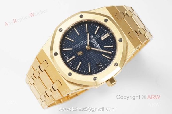 New 15202 Audemars Piguet Royal Oak 39mm Watch With Black Dial Swiss Made Replica 4