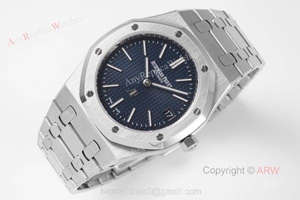 New Audemars Piguet Watches Royal Oak Replica Audemars Piguet 15202 Smoked Blue Dial 39mm 4