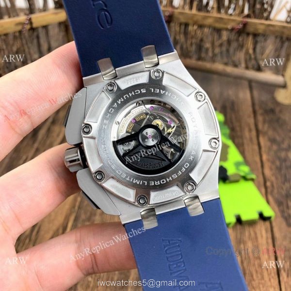 New Replica Audemars Piguet Michael Schumacher Watch Blue Dial Automatic 4