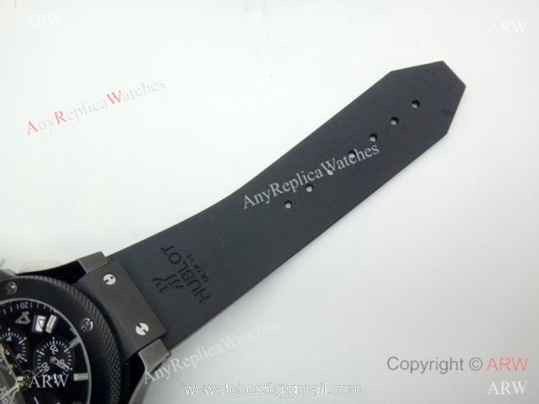 Fake Hublot Geneve Big Bang Black Chronograph Men Watch For Sale 4