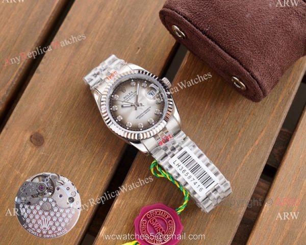 Swiss Quality Rolex Datejust Watches Stainless Steel Red Dial 4