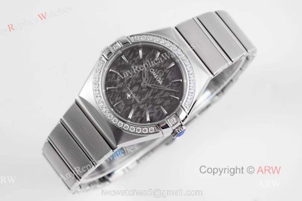 New Omega Constellation 2020 Omega Constellation Quartz Swiss Made Diamond Bezel Replica Watches 4