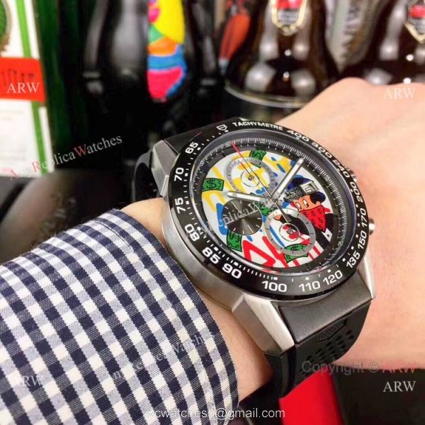 Best Copy TAG Heuer Carrera And Formula 1 Alec Monopoly Edition Watch 4