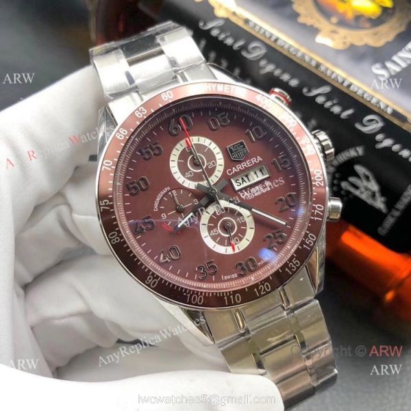 Buy Replica Tag Heuer Carrera Calibre 16 White Dial Watches 44mm 4