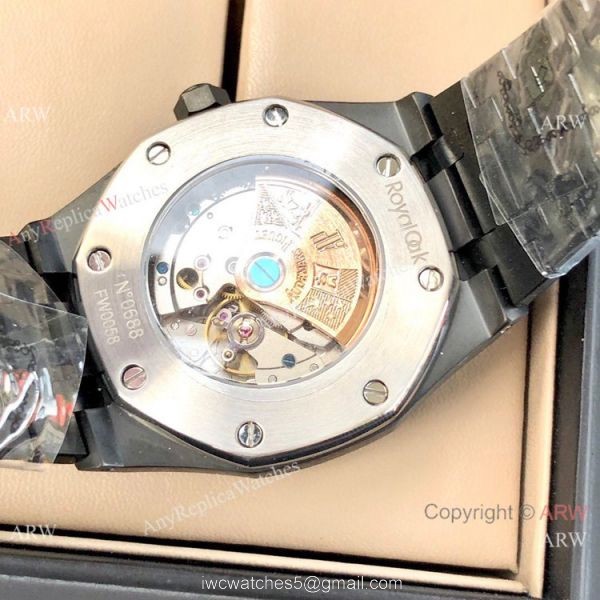 All Black Audemars Piguet Royal Oak Perpetual Calendar Watches 4